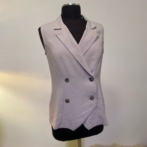 VINTAGE 70s David Hollis sleeveless suit jacket